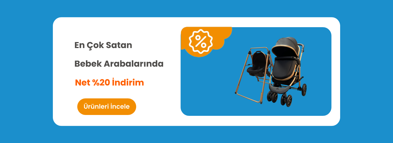 bebek arabaları %20 indirim